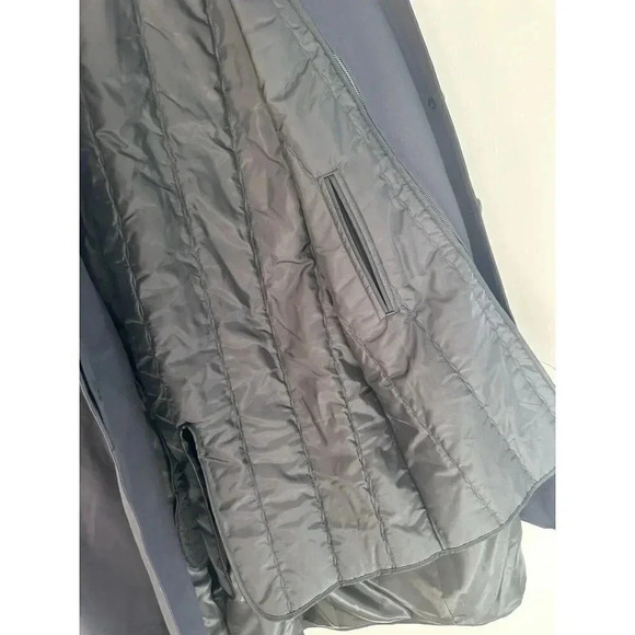 Anchor Uniform Navy Trench Coat Single Breasted Thinsulate Size 16 Tall 260LT - Picture 6 of 14